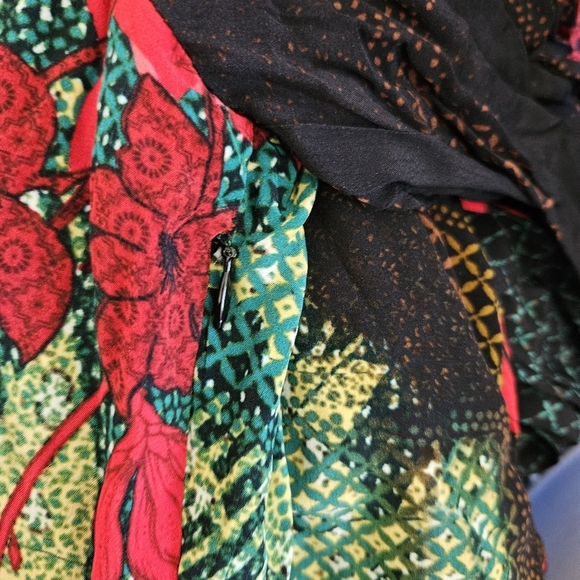 Bhanuni by Jyoti Anthropologie Women's 0P Obsidian Dress Maxi Long Sleeve Boho - Picture 13 of 13